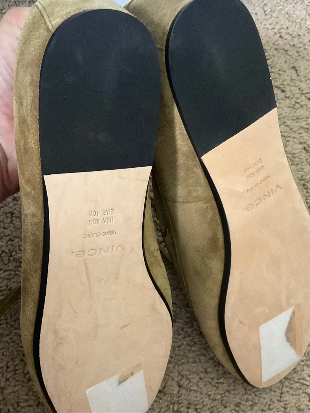 Vince suede upper